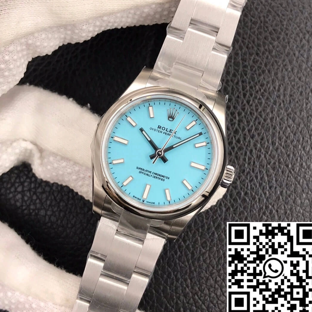 Turquoise 31MM Rolex Blue Dial M277200-0007 Factory EW Oyster Perpetual 0730